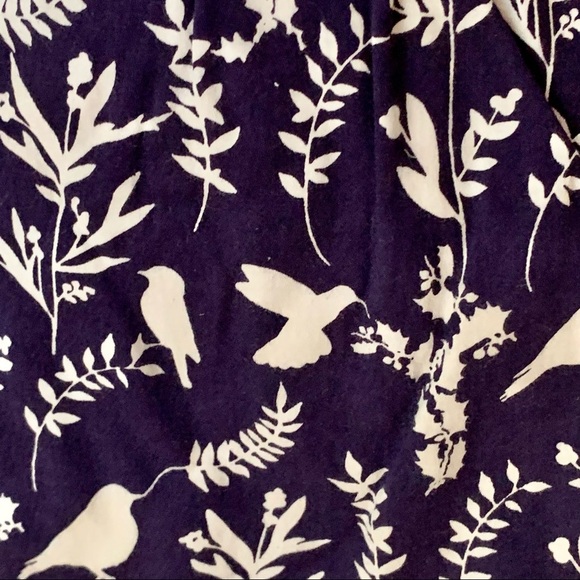 OSCAR DE LA RENTA Girls Cotton Poplin Bird Print Skirt Elastic Waist Ruffle Hem - Picture 12 of 16